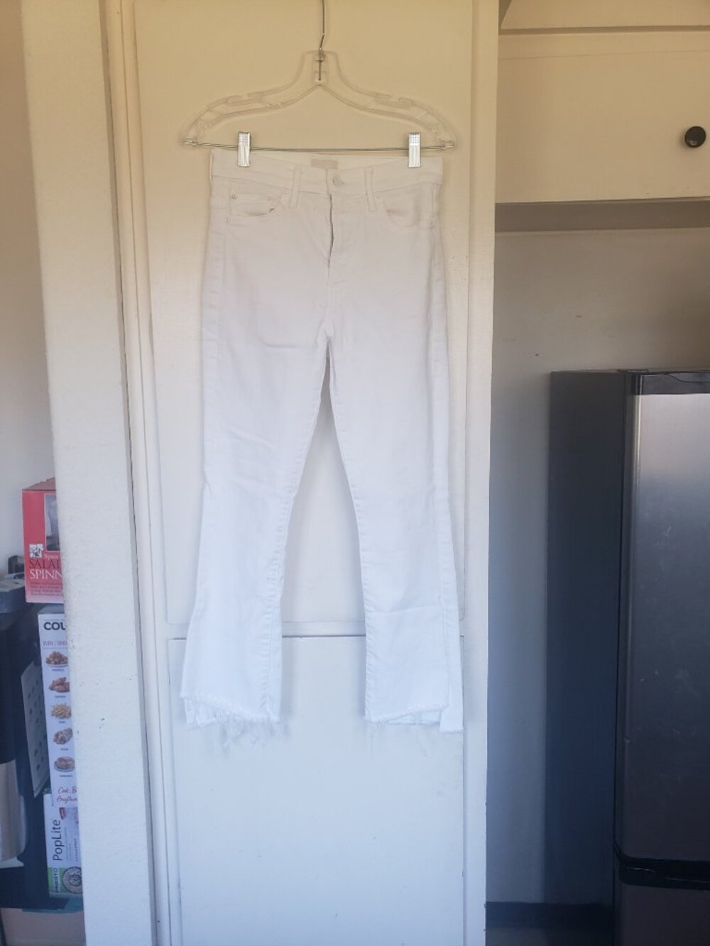 Mother White Jeans Cropped Size 27